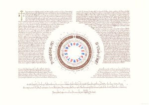 Iluminacion manuscritos oro asturias - Testamento Alfonso II