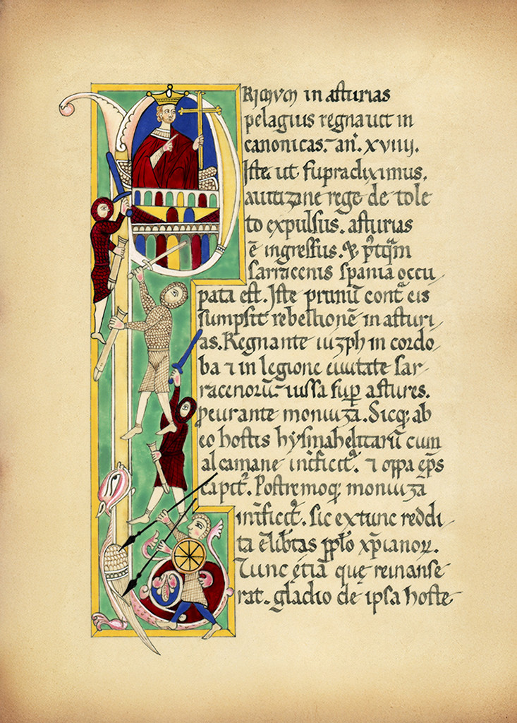 Reproduccion manuscritos oro asturias - Corpus Pelagianum