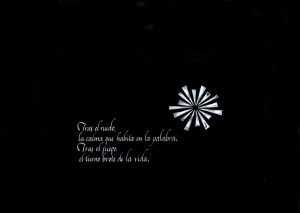 Textos caligrafiados tinta papel